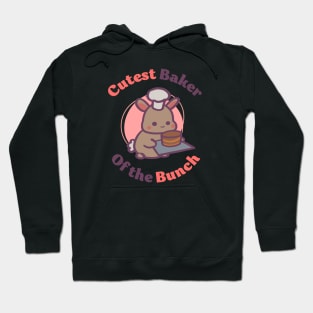 Cutest Baker of the Bunch Cartoon Bunny Hoodie